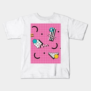 Memphis Pattern 53 / 80s Retro Kids T-Shirt